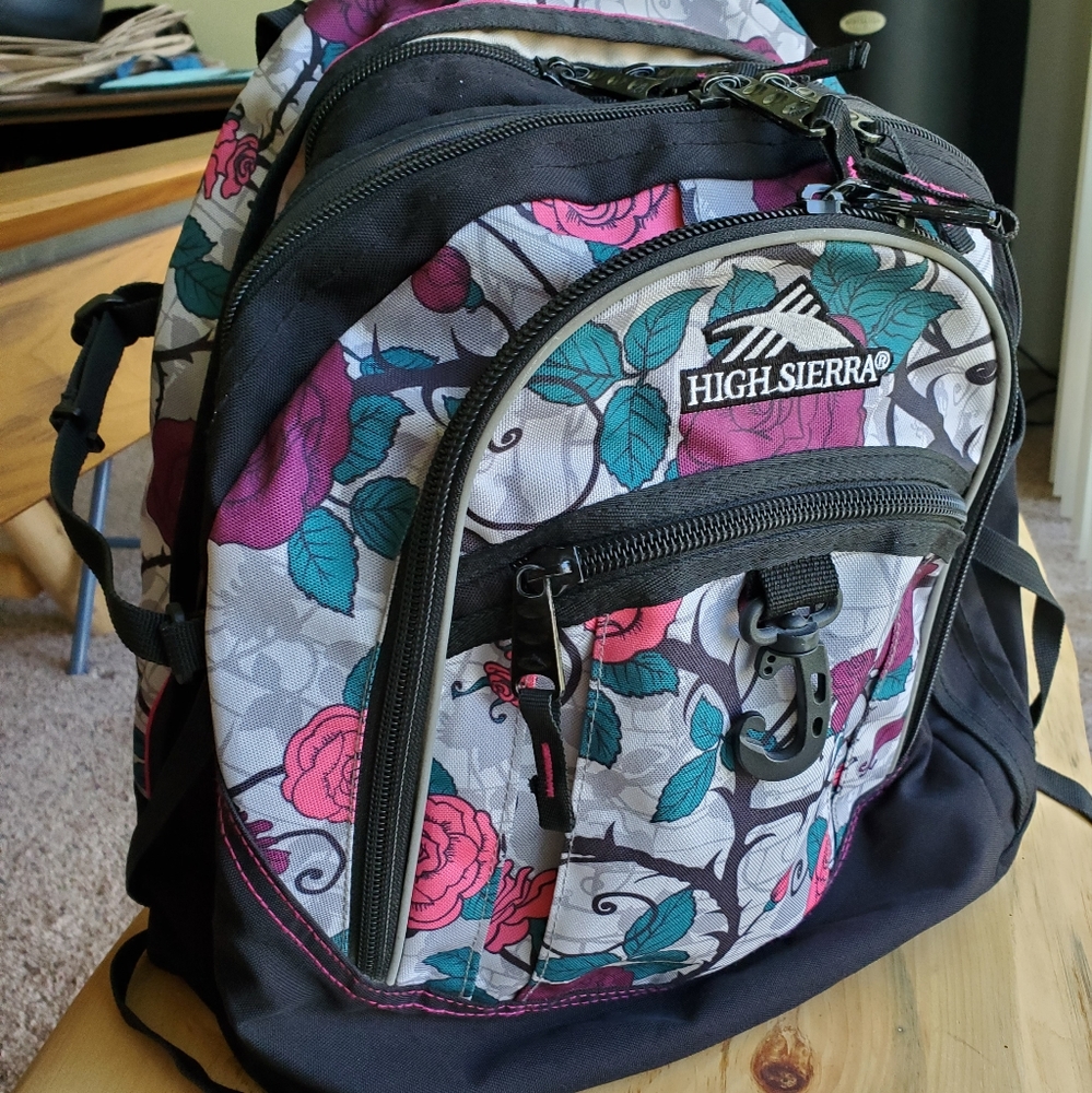 High Sierra Large Rose Thorn / Brick Wall Backpack